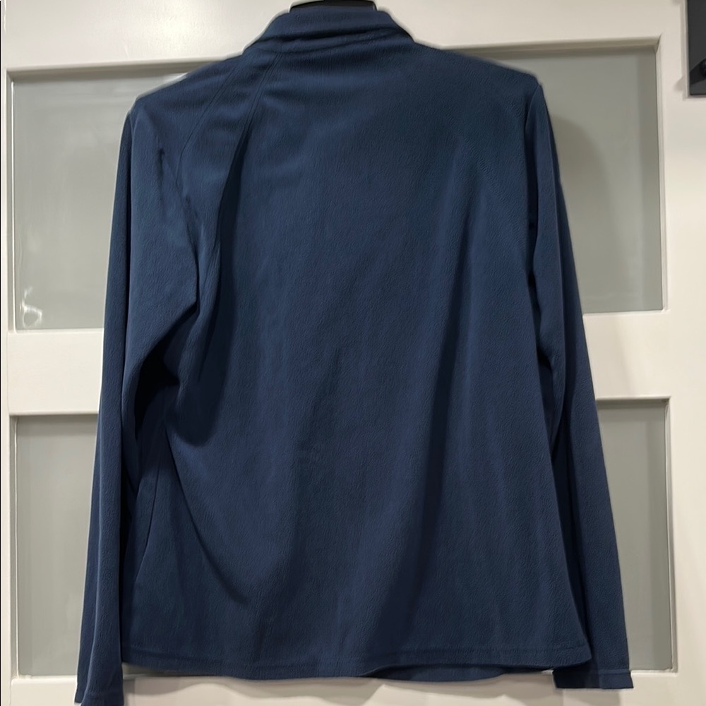 Columbia Blue 1/4 Zip Long Sleeve Fleece Top - Picture 4 of 4